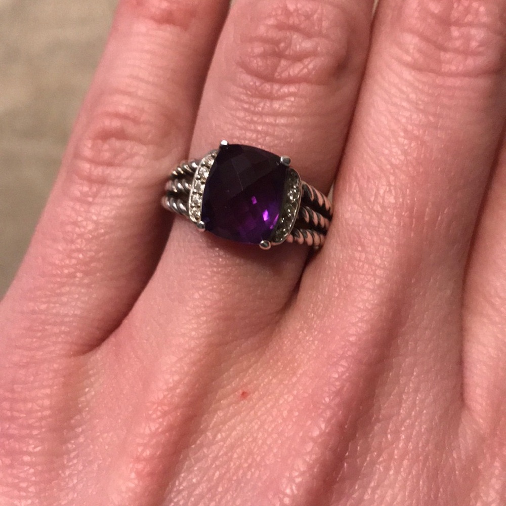 Authentic David Yurman (Amethyst) Wheaton Ring